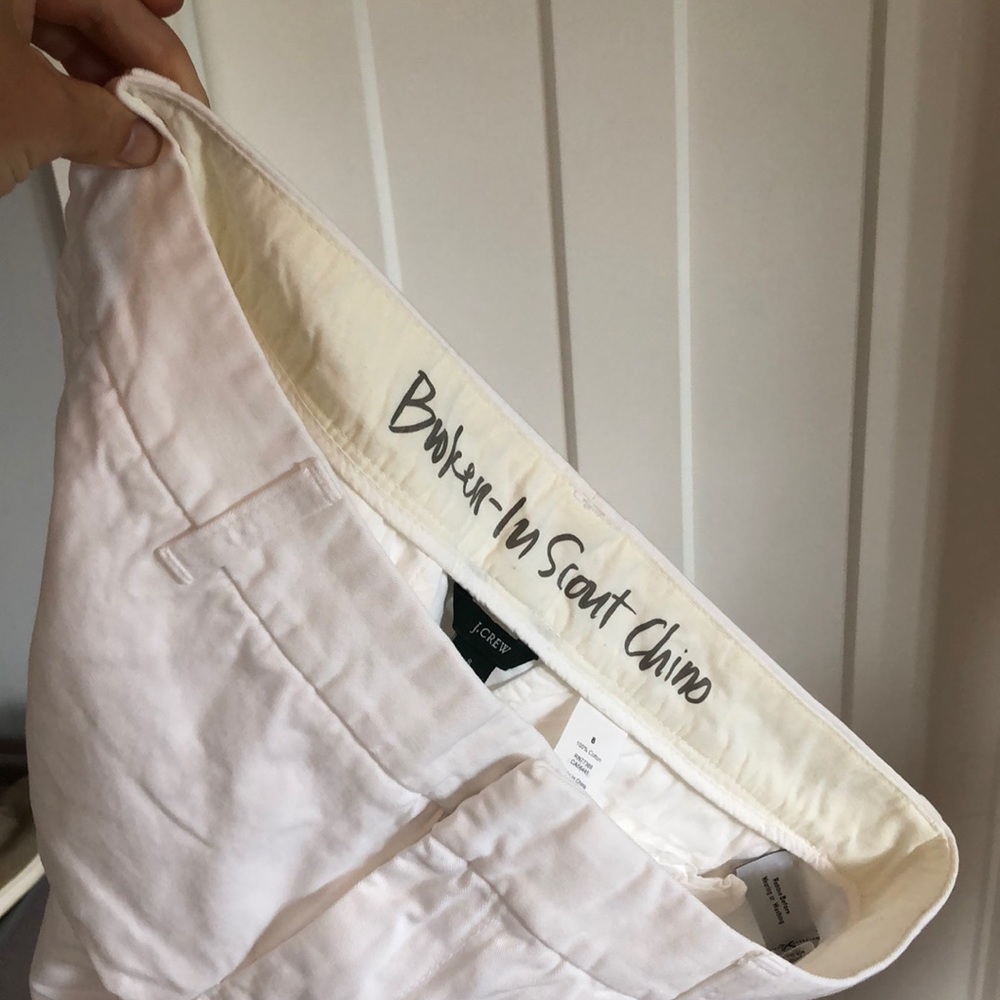 White jeans.